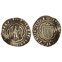 MEDIEVAL COINS: CATALONIA-ARAGÓN - Pirral. MARTÍ I. SICÍLIA. Anv.: MARTIN:D:GRA:REX:SICILI. Águila c