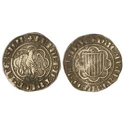MEDIEVAL COINS: CATALONIA-ARAGÓN - Pirral. FREDERIC III. SICÍLIA. Anv.: FRIDERIC´TDIGRAREXSICIL´. Ág
