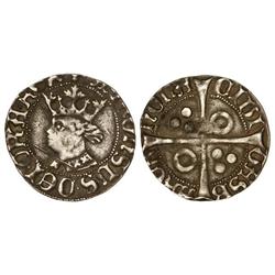 MEDIEVAL COINS: CATALONIA-ARAGÓN - Croat. ALFONS IV. BARCELONA. Anv.: ALFONSUS.DEI.GRA.REX. Efigie c