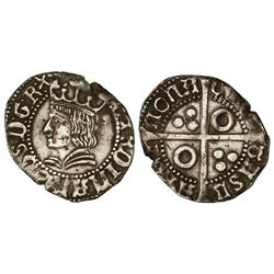 MEDIEVAL COINS: CATALONIA-ARAGÓN - Croat. FERRAN II. BARCELONA. Anv.: FERDINANDUS:D:G:R:X. Efigie co