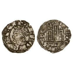 MEDIEVAL COINS: KINGDOM OF CASTILE AND LEÓN - Cornado. ALFONSO XI. CORUÑA. Rev.: Castillo, debajo ve