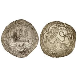 MEDIEVAL COINS: KINGDOM OF CASTILE AND LEÓN - 4 Maravedís. PEDRO I. SEVILLA. Anv.: Castillo, debajo 