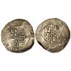 Image 1 : SPANISH MONARCHY: PHILIP II - 8 Reales. S/F. TOLEDO. M. 27,45 grs. 7/M dentro de círculo-escudo-q. F