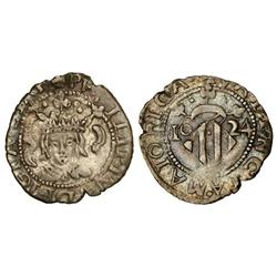 SPANISH MONARCHY: PHILIP IV - Divuité. 1624. VALENCIA. Sin valor en anverso. Cal-1099. MBC+. 