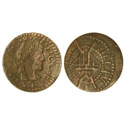 SPANISH MONARCHY: REAPERS' WAR - Sisè. 1642. LLUÍS XIII. BELLPUIG. Cal-159. MBC. 