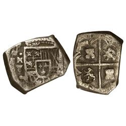 SPANISH MONARCHY: PHILIP V - 1 Real. (1707). MADRID. Y. 2,2 gr. RARA. Cal-1527. (MBC). 