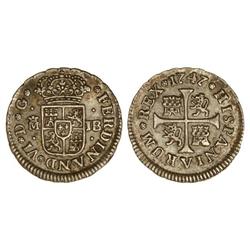 SPANISH MONARCHY: FERDINAND VI - 1/2 Real. 1747. MADRID. J.B. Pátina. Cal-648. EBC-. 