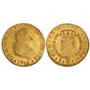 Image 1 : SPANISH MONARCHY: CHARLES III - 8 Escudos. 1763. SANTIAGO. J. (Hojas en anverso, golpecito en canto)