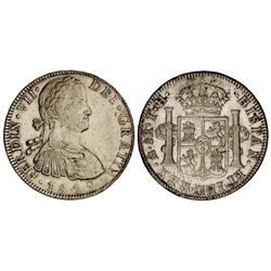 SPANISH MONARCHY: FERDINAND VII - 8 Reales. 1809. MÉXICO. T.H. Cal-539. MBC+. 