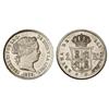 Image 1 : SPANISH MONARCHY: ELISABETH II - 1 Real. 1859. MADRID. Restos de brillo original. Cal-421. EBC+. 