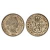 Image 1 : SPANISH MONARCHY: ELISABETH II - 1 Real. 1863. SEVILLA. Brillo original. Cal-443. SC. 