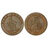 Image 1 : PESETA SYSTEM: PROVISIONAL GOVERNMENT AND I REPUBLIC - 10 Céntimos. 1870. BARCELONA. O.M. Bonita pát