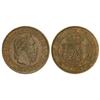 Image 1 : PESETA SYSTEM: CHARLES VII Pretender - 10 Céntimos. 1875. BRUSELAS. Anverso y reverso coincidentes. 