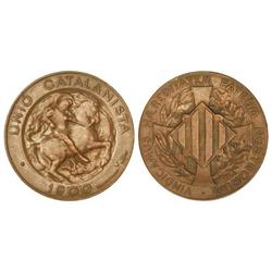 PESETA SYSTEM: CATALONIAN UNION - 10 Céntimos. 1900. BARCELONA. AE. EBC. 