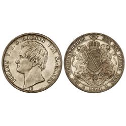 WORLD COINS: GERMAN STATES - Thaler. 1871-B. JOHANN. SAJONIA-ALBERTINE. AR. KM-1214. EBC-/EBC. 