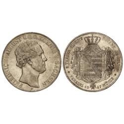 WORLD COINS: GERMAN STATES - 2 Thaler ( 3 1/2 Gulden). 1847-F. FEDERICO AUGUSTO II. SAXONY-ALBERTINE