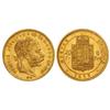 Image 1 : WORLD COINS: HUNGARY - 8 Florines-20 Francos. 1877. FRANCISCO JOSÉ I. AU. (Pequeños golpecitos). KM-