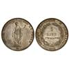Image 1 : WORLD COINS: ITALIAN STATES - 5 Liras. 1848-N. GOBIERNO PROVISIONAL. LOMBARDÍA. AR. Pátina. C-22.1. 