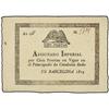 Image 1 : SPANISH BANK NOTES: ANCIENT - 100 Pesetas. 1814. JOSÉ BONAPARTE. ASIGNADO IMPERIAL. BARCELONA. Ed-A1