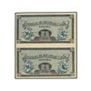Image 1 : SPANISH BANK NOTES: CIVIL WAR, REPUBLICAN ZONE - Lote 2 billetes 25 Céntimos. 1937. CONSEJO DE ASTUR