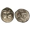 Image 1 : GREEK COINS - Estátera. 400-350 a.C. ISTROS. Anv.: Dos cabezas masculina, una derecha y otro inverti