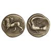 Image 1 : GREEK COINS - Hemidracma. 360-330 a.C. SIKYON. Anv.: Quimera en pie a izquierda. Rev.: Paloma voland