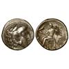 Image 1 : GREEK COINS - Tetradracma. ALEJANDRO MAGNO ARADOS. Anv.: Cabeza de Hércules con piel de león a derec