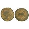 Image 1 : CELTIBERIAN COINS - As. BILBILIS. Anv.: Cabeza de Augusto a derecha, delante (BILBILIS). Rev.: Jinet
