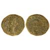 Image 1 : CELTIBERIAN COINS - Semis. CAESARAUGUSTA. Anv.: Cabeza laureada de Augusto a derecha. Rev.: Vexilo, 