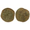 Image 1 : CELTIBERIAN COINS - Semis. EBUSUS. Anv.: Bes con martillo y serpiente, a la izquierda letra púnica a