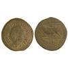 Image 1 : CELTIBERIAN COINS - As. EMERITA AUGUSTA. Anv.: Cabeza barbada de frente, alrededor leyenda. Rev.: Yu