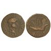Image 1 : CELTIBERIAN COINS - As. ÉPOCA DE TIBERIO. ILERCAVONIA. Anv.: TI. CAESAR DIVI. AVG. AVGVSTVS. Cabeza 