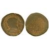 Image 1 : CELTIBERIAN COINS - As. OBULCO. Anv.: Cabeza femenina a derecha, delante (OBVLCO). Rev.: Arriba arad