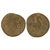 Image 1 : CELTIBERIAN COINS - As. OILAUNICOS. Anv.: Cabeza masculina a derecha, detrás signos ibéricos SOS, de