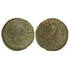 Image 1 : CELTIBERIAN COINS - As. SAGUNTO. Anv.: Cabeza de Roma a derecha, alrededor C. POPV(LI) y (M.) ACILI.