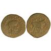 Image 1 : CELTIBERIAN COINS - As. ÉPOCA DE TIBERIO. TURIASO. Anv.: TI. CAESAR AVG. F. IMP. PONT. M. Cabeza lau