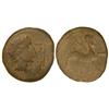 Image 1 : CELTIBERIAN COINS - As. URSONE. Anv.: Cabeza masculina con láurea a derecha, delante VRSONE. Rev.: E