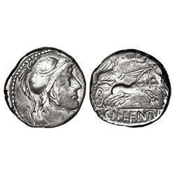 ROMAN COINS: ROMAN REPUBLIC - Denario. 88 a.C. CORNELIA-50. Cn. Cornelius Lentulus Marcellinus. Anv.