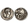 Image 1 : ROMAN COINS: ROMAN EMPIRE - Denario. Acuñada el 18 a.C. AUGUSTO. Anv.: CAESAR AVGVST(VS). Cabeza des