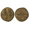 Image 1 : ROMAN COINS: ROMAN EMPIRE - AE 26. AUGUSTO y AGRIPA. NEMAUSUS. Anv.: Bustos de Augusto y Agripa, arr