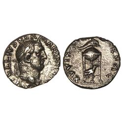 ROMAN COINS: ROMAN EMPIRE - Denario. 69 d.C. VITELIO. Anv.: A. VITELLIVS GERMAN. IMP. (TR. P.). Cabe