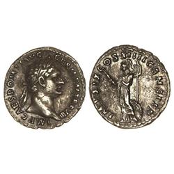 ROMAN COINS: ROMAN EMPIRE - Denario. Acuñada el 88-89 d.C. DOMICIANO. Anv.: IMP. CAES. DOMIT. AVG. G