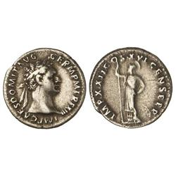 ROMAN COINS: ROMAN EMPIRE - Denario. Acuñada el 93-94 d.C. DOMICIANO. Anv.: IMP. CAES. DOMIT. AVg. G
