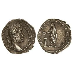 ROMAN COINS: ROMAN EMPIRE - Denario. Acuñada el 191-192 d.C. CÓMODO. Anv.: L. AEL. AVREL. COMM. AVG.