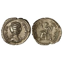ROMAN COINS: ROMAN EMPIRE - Denario. Acuñada el 196-211 d.C. JULIA DOMNA. Anv.: IVLIA AVGVSTA. Busto