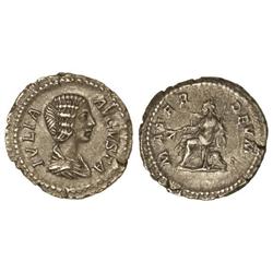 ROMAN COINS: ROMAN EMPIRE - Denario. Acuñada el 196-211 d.C. JULIA DOMNA. Anv.: IVLIA AVGVSTA. Busto