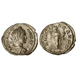 ROMAN COINS: ROMAN EMPIRE - Denario. Acuñada el 201-210 d.C. CARACALLA. Anv.: ANTONINVS PIVS AVG. Bu