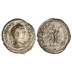 ROMAN COINS: ROMAN EMPIRE - Denario. Acuñada el 205 d.C. CARACALLA. Anv.: ANTONINVS PIVS AVG. Busto 