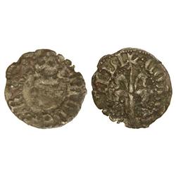 MEDIEVAL COINS: CATALONIA-ARAGÓN - Diner. JOAN II. PERPINYÀ. Anv.: Efigie coronada a izquierda. Rev.