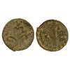 Image 1 : MEDIEVAL COINS: LOCAL COINS OF CATALONIA AND PELLOFES - 1/2 Pugesa. LLEIDA. Pátina verde. Cru.VS-147